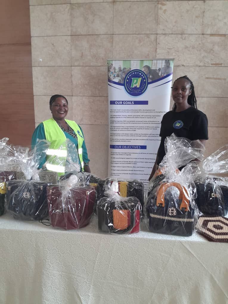 Handmade bags and mats produced by PhiphyMak beneficiaries